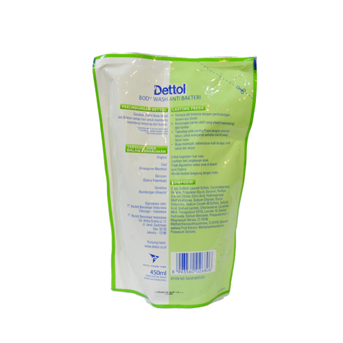  Dettol  BW Last Fresh Rf 450ml 143011 Mirota Kampus 